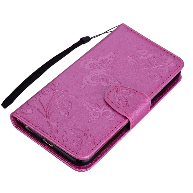Floral Butterfly Pattern Horizontal Flip Leather Case with Mirror & Card Slot & Holder & Wallet & Lanyard For Xiaomi Mi 8 SE