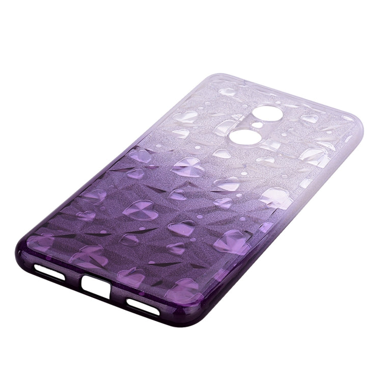Heart Pattern Diamond Texture TPU Protector Back Cover Case for Xiaomi Redmi 5 Plus
