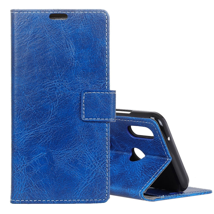 Retro Crazy Horse Texture Horizontal Flip Leather Case with Holder & Card Slots & Wallet & Photo Frame For Xiaomi Redmi Note 6 Pro