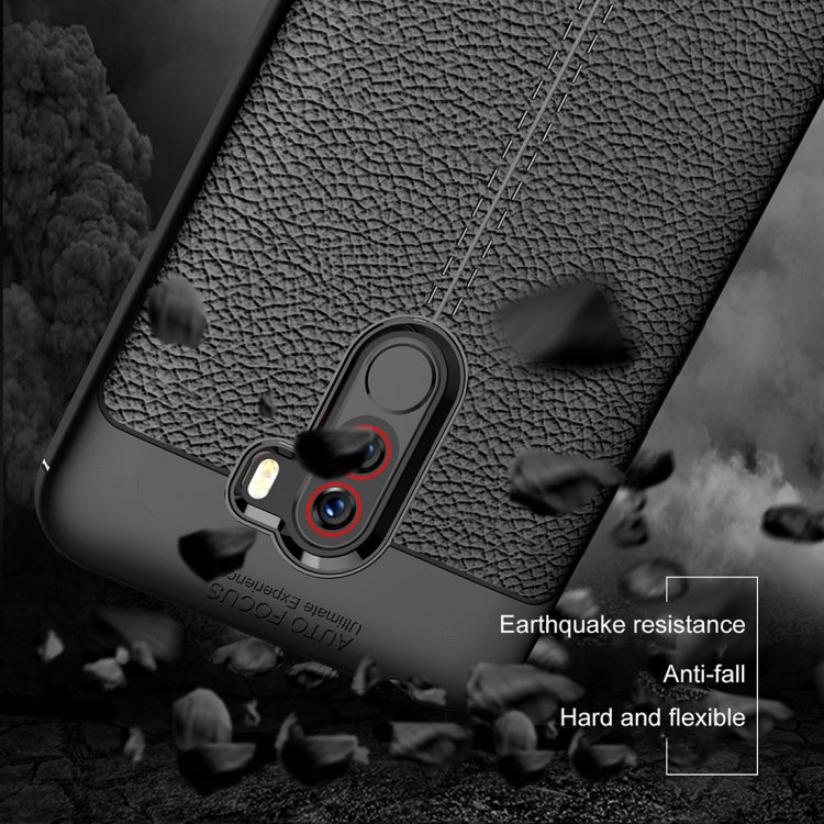 Litchi Texture Shakeproof TPU Case for Xiaomi POCO F1