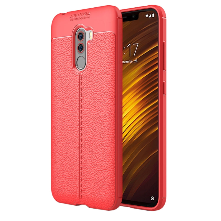 Litchi Texture Shakeproof TPU Case for Xiaomi POCO F1