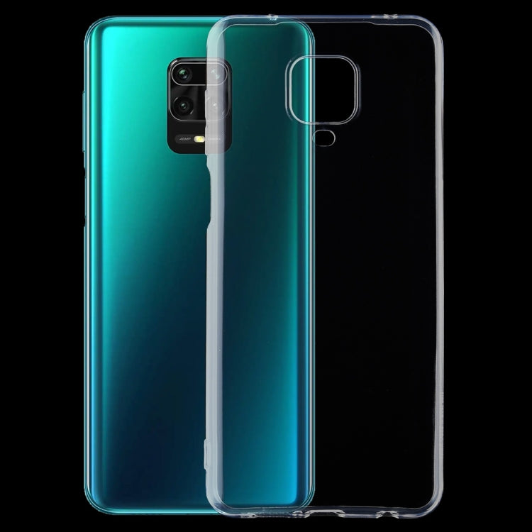 For Xiaomi Redmi Note 9 Pro 0.5mm Ultrathin Transparent TPU Soft Protective Case (Transparent)