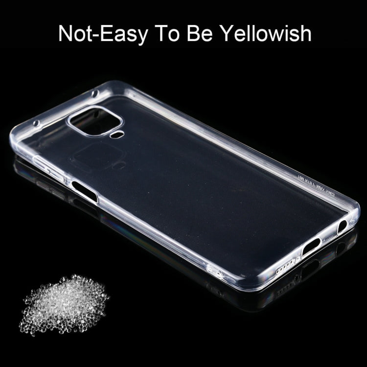 For Xiaomi Redmi Note 9 Pro 0.5mm Ultrathin Transparent TPU Soft Protective Case (Transparent)