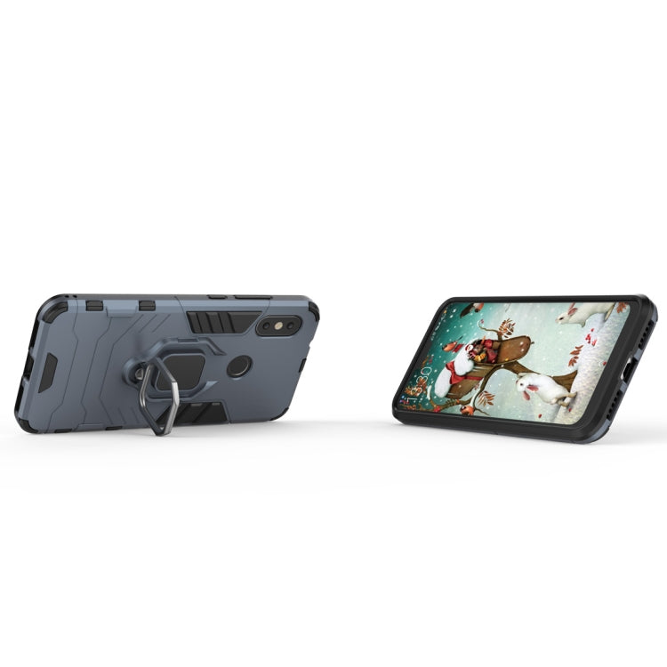 PC + TPU Shockproof Protective Case for Xiaomi Redmi 6 Pro / MI A2 lite, with Magnetic Ring Holder