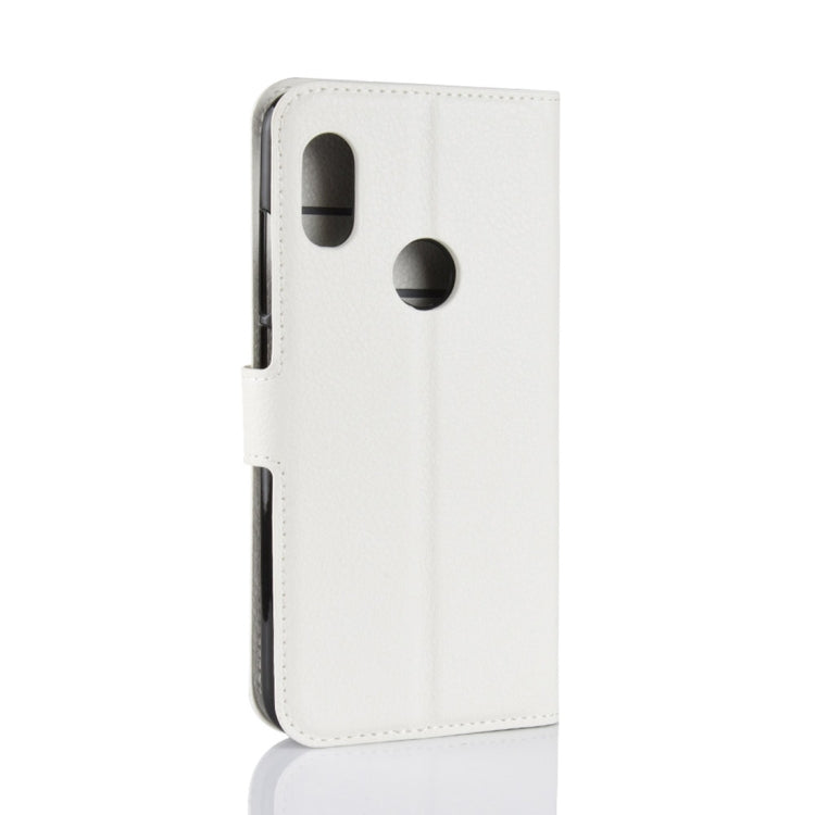 Litchi Texture Horizontal Flip PU Leather Case for Xiaomi Redmi Note 6, with Holder & Card Slots & Wallet