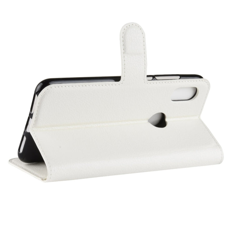 Litchi Texture Horizontal Flip PU Leather Case for Xiaomi Redmi Note 6, with Holder & Card Slots & Wallet