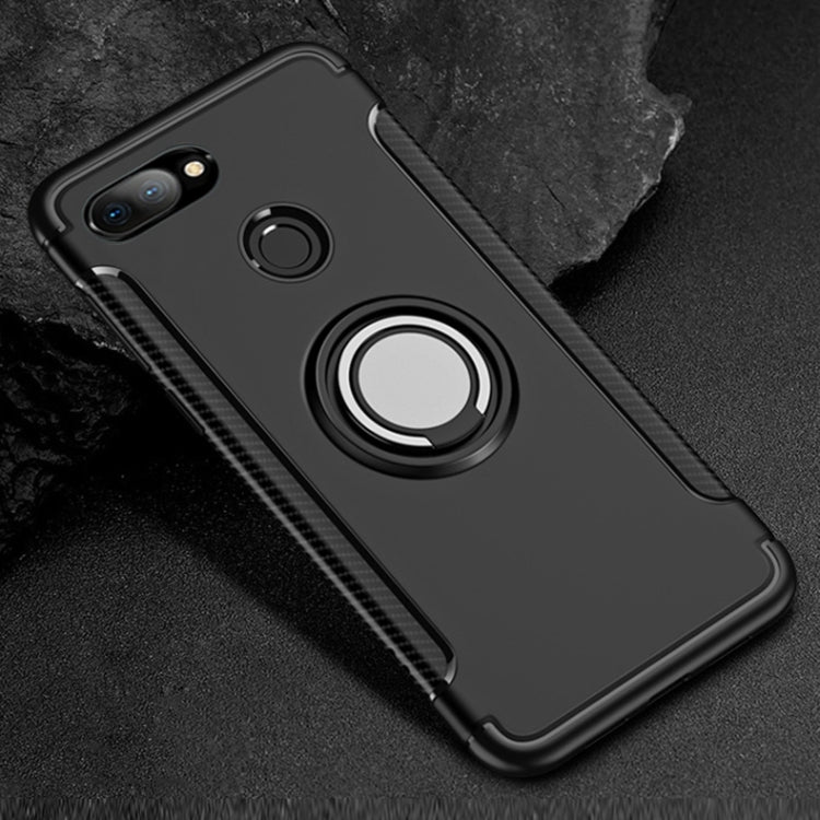 Magnetic 360 Degree Rotation Ring Holder Armor Protective Case for Xiaomi Mi 8 Lite