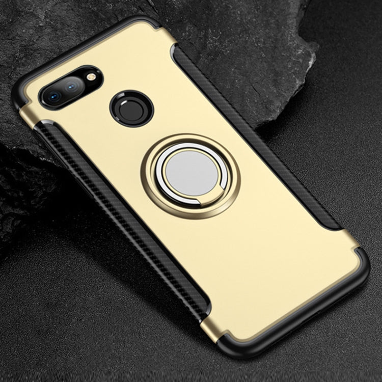 Magnetic 360 Degree Rotation Ring Holder Armor Protective Case for Xiaomi Mi 8 Lite