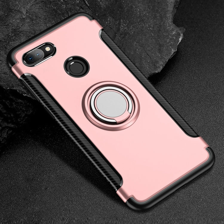 Magnetic 360 Degree Rotation Ring Holder Armor Protective Case for Xiaomi Mi 8 Lite