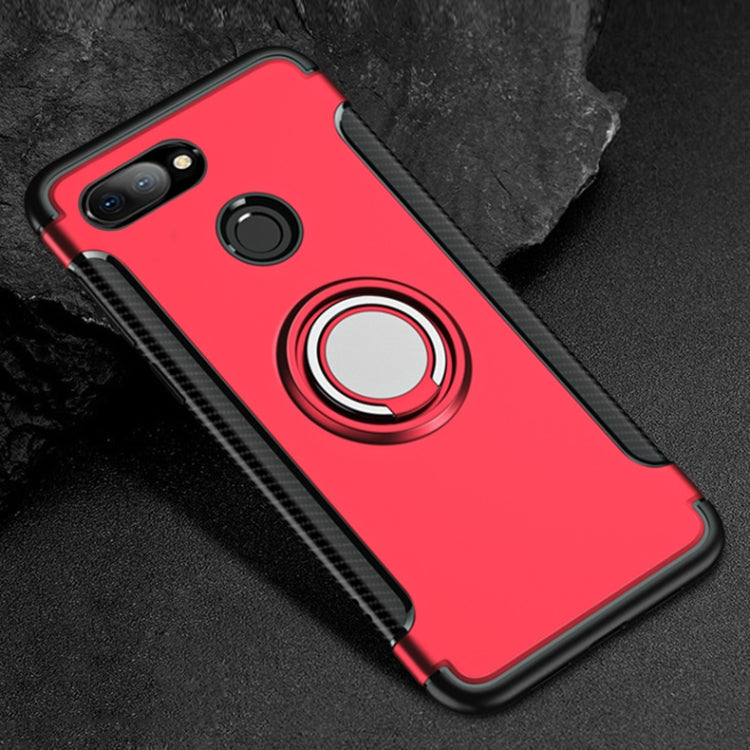 Magnetic 360 Degree Rotation Ring Holder Armor Protective Case for Xiaomi Mi 8 Lite