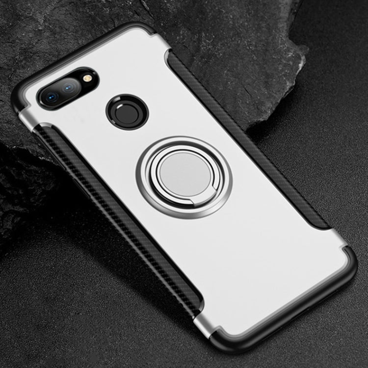 Magnetic 360 Degree Rotation Ring Holder Armor Protective Case for Xiaomi Mi 8 Lite
