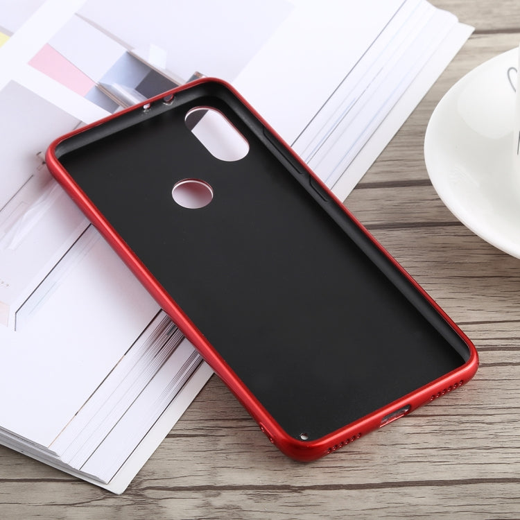 Diamond Texture Electroplating TPU + Tempered Glass Case for Xiaomi Mi 6X / A2