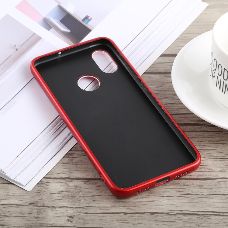 Diamond Texture Electroplating TPU + Tempered Glass Case for Xiaomi Mi 8