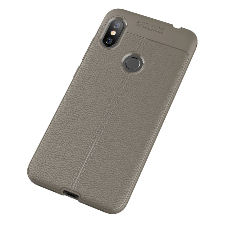 Litchi Texture TPU Shockproof Case for Xiaomi Redmi Note 6