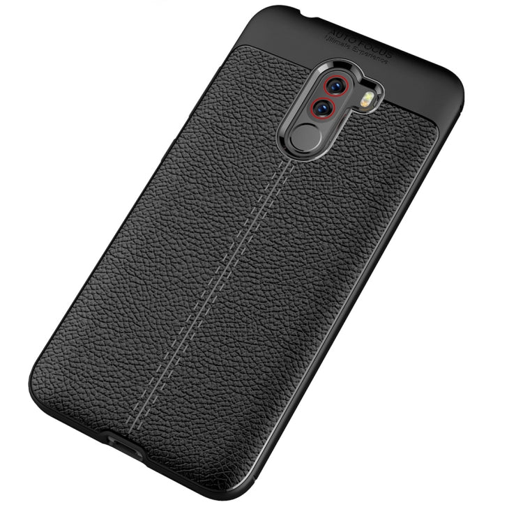 Litchi Texture TPU Shockproof Case for Xiaomi Pocophone F1