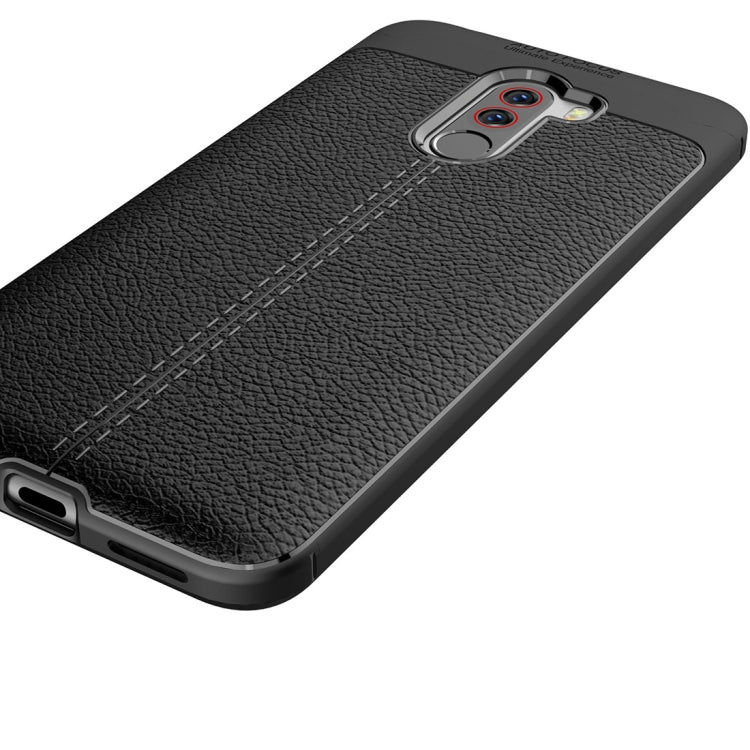 Litchi Texture TPU Shockproof Case for Xiaomi Pocophone F1