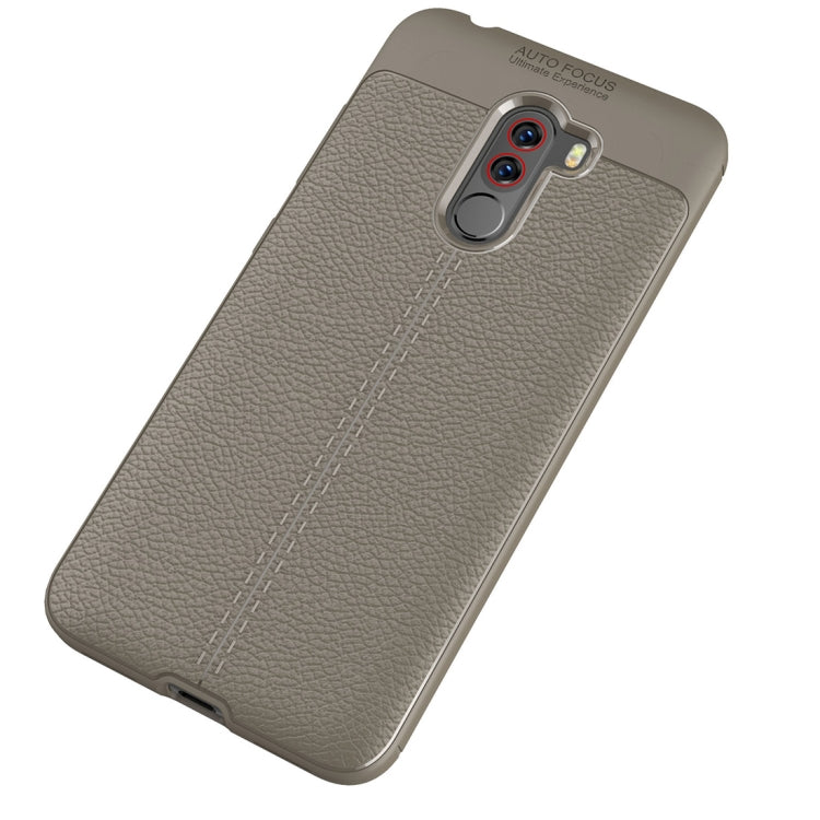 Litchi Texture TPU Shockproof Case for Xiaomi Pocophone F1