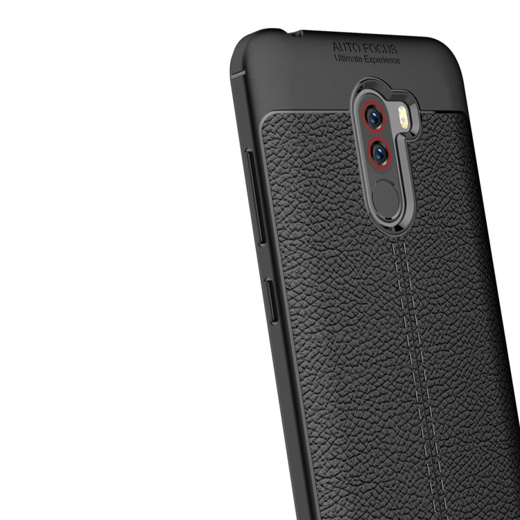 Litchi Texture TPU Shockproof Case for Xiaomi Pocophone F1