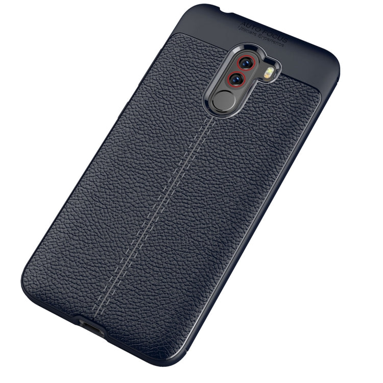 Litchi Texture TPU Shockproof Case for Xiaomi Pocophone F1