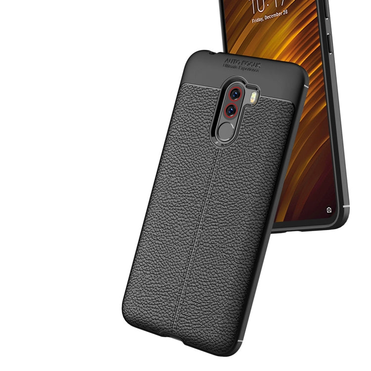 Litchi Texture TPU Shockproof Case for Xiaomi Pocophone F1