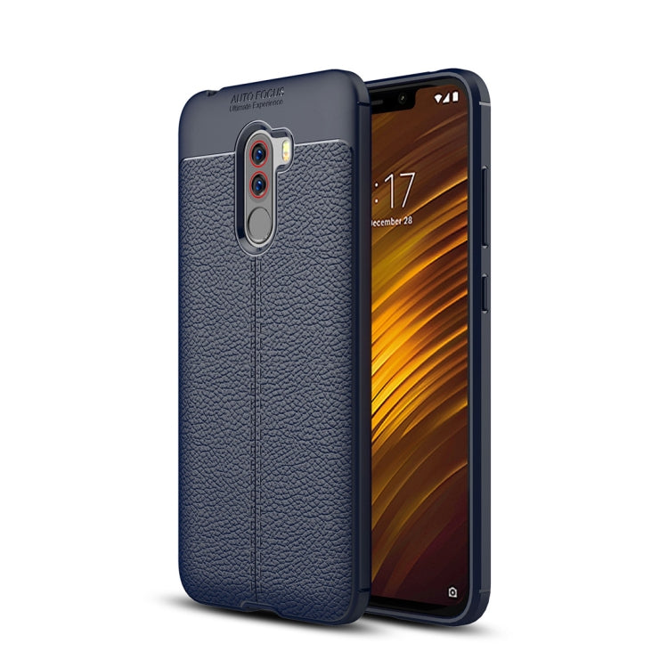 Litchi Texture TPU Shockproof Case for Xiaomi Pocophone F1