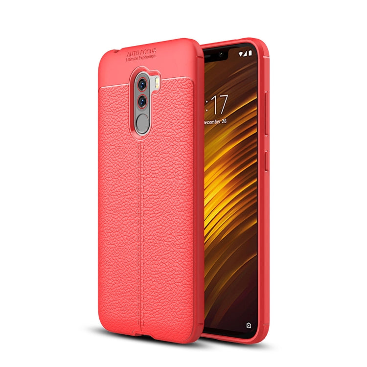 Litchi Texture TPU Shockproof Case for Xiaomi Pocophone F1