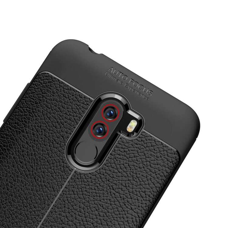 Litchi Texture TPU Shockproof Case for Xiaomi Pocophone F1