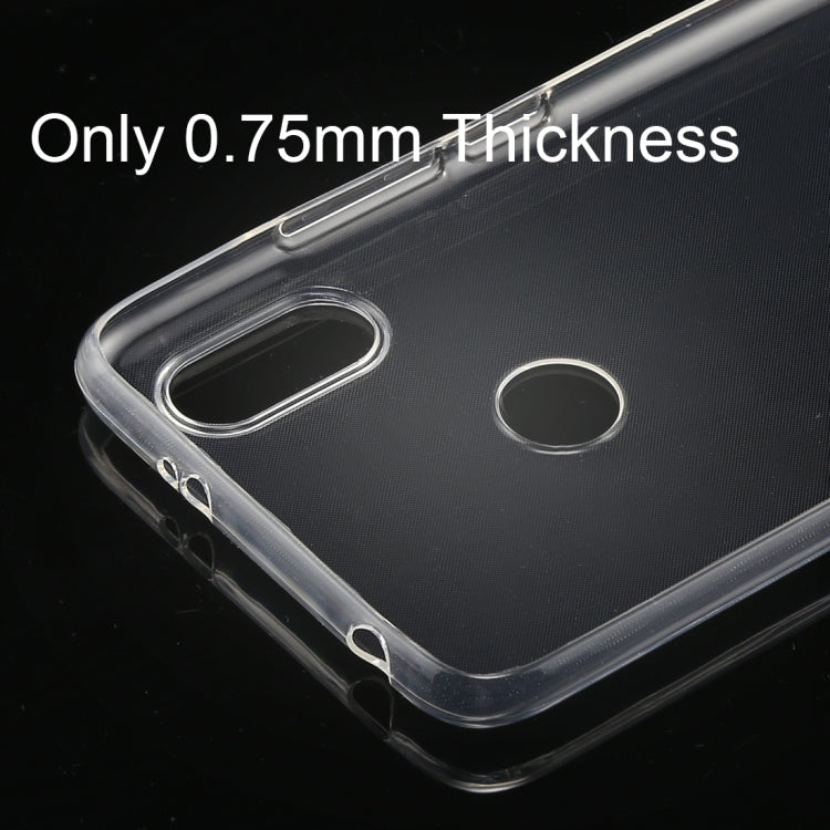 50 PCS for Xiaomi Redmi S2 0.75mm Ultra-thin Transparent TPU Protective Case
