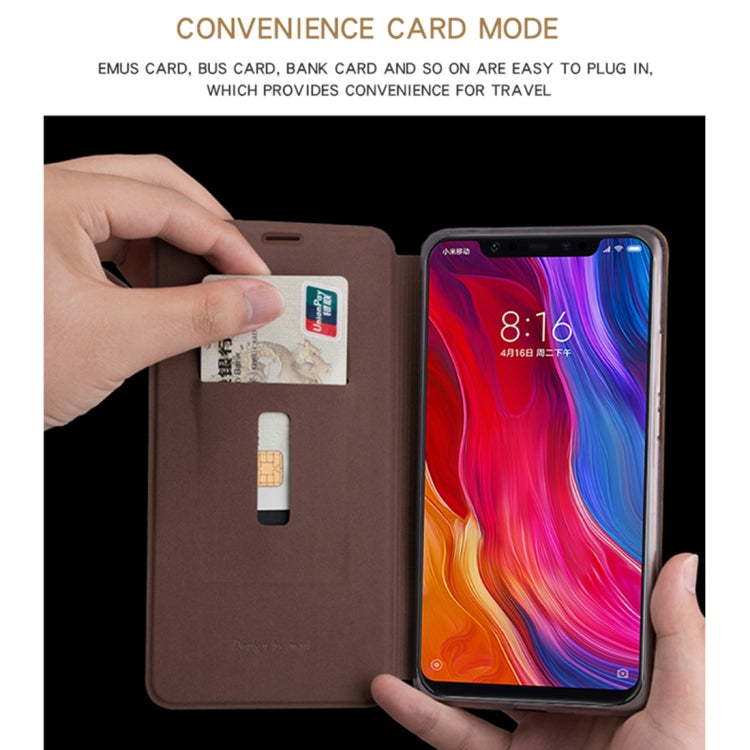 MOFI Crazy Horse Texture Horizontal Flip PU Leather Case for Xiaomi Mi 8, with Holder & Card Slot