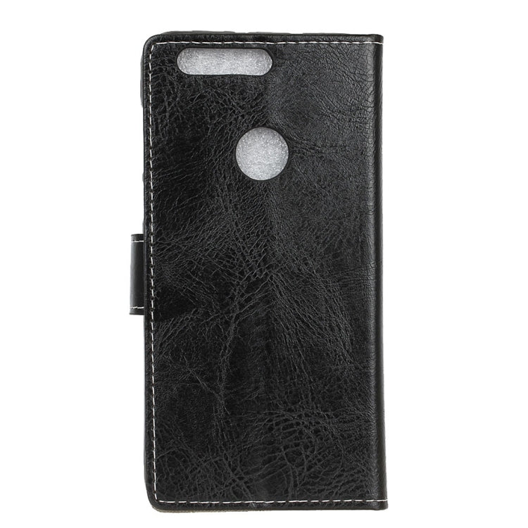 Retro Crazy Horse Texture Horizontal Flip Leather Case for Xiaomi Mi 8 Lite, with Holder & Card Slots & Wallet & Photo Frame