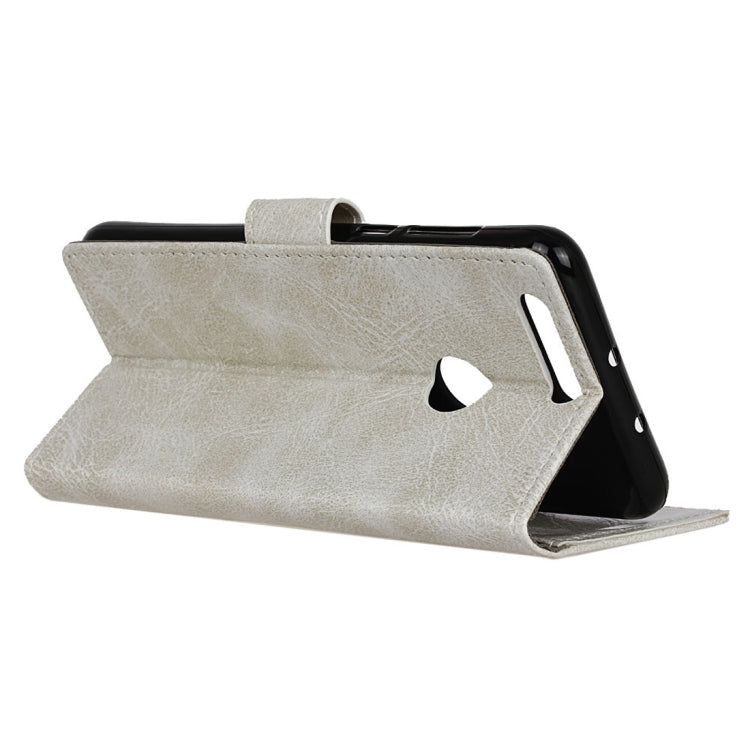 Retro Crazy Horse Texture Horizontal Flip Leather Case for Xiaomi Mi 8 Lite, with Holder & Card Slots & Wallet & Photo Frame