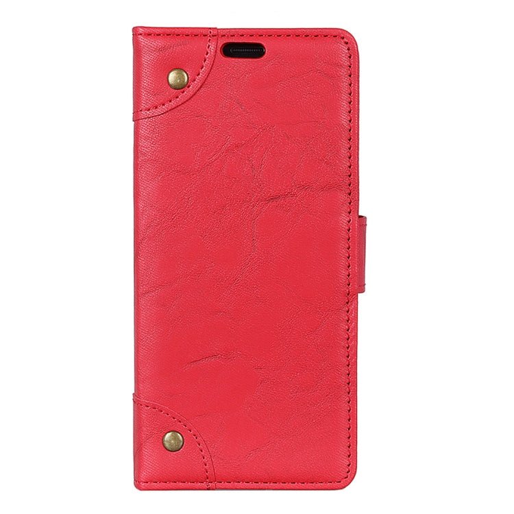 Copper Buckle Retro Crazy Horse Texture Horizontal Flip Leather Case for Xiaomi Mi 8 Lite, with Holder & Card Slots & Wallet