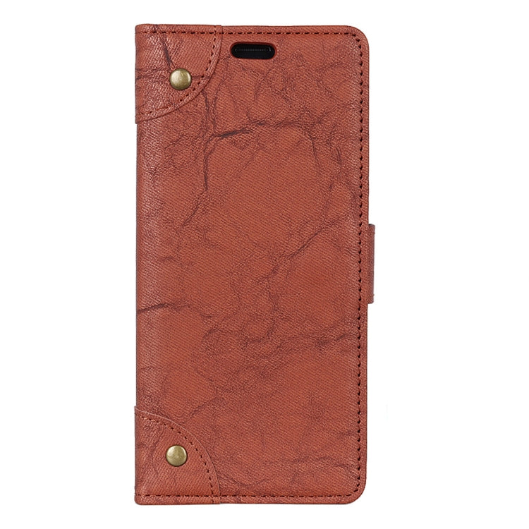 Copper Buckle Retro Crazy Horse Texture Horizontal Flip Leather Case for Xiaomi Mi 8 Lite, with Holder & Card Slots & Wallet