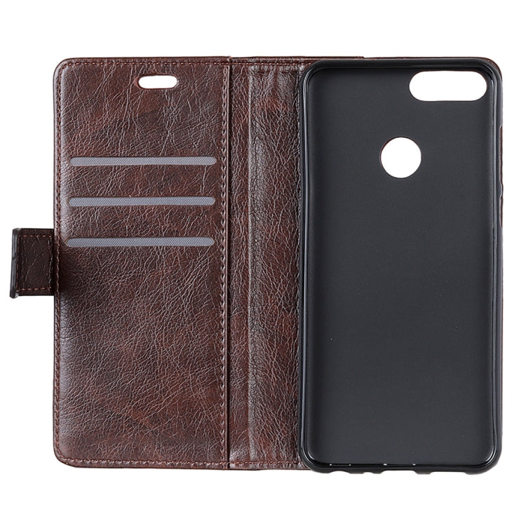 Copper Buckle Nappa Texture Horizontal Flip Leather Case for Xiaomi Mi 8 Lite, with Holder & Card Slots & Wallet