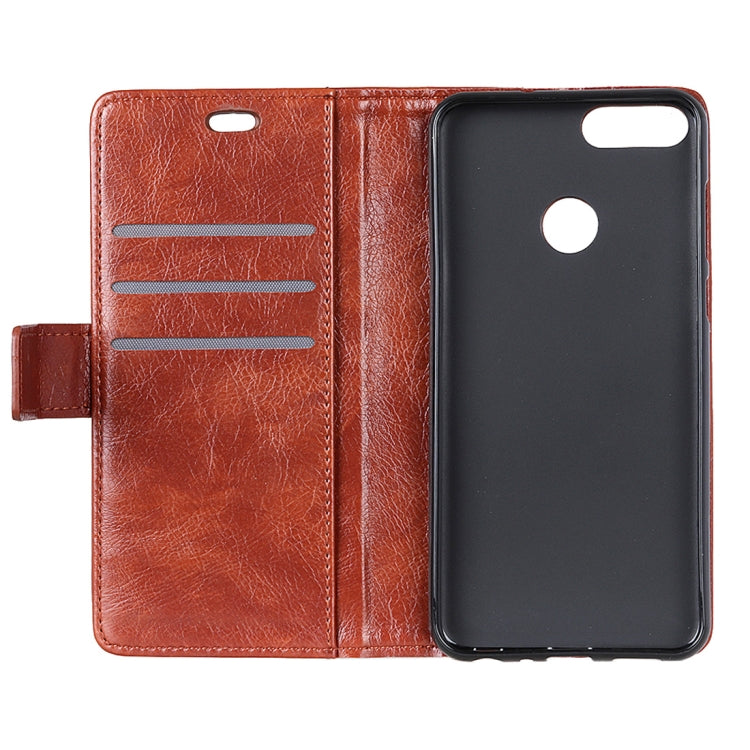 Copper Buckle Nappa Texture Horizontal Flip Leather Case for Xiaomi Mi 8 Lite, with Holder & Card Slots & Wallet
