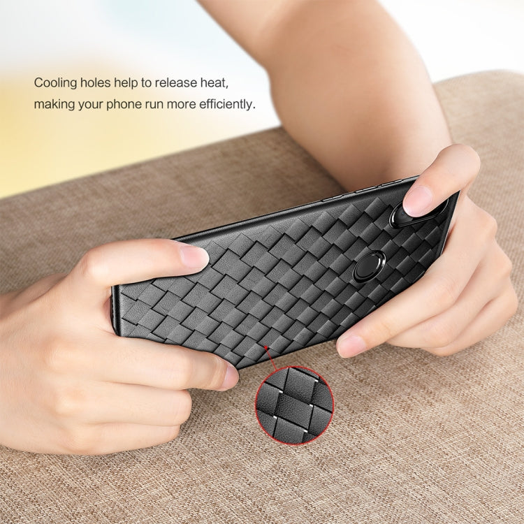 ROCK Slim Weave Style TPU Soft Case for Xiaomi Mi 8 SE (Black)