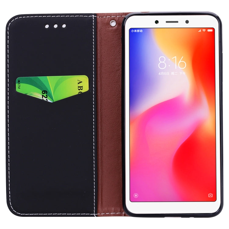 Fashion Magnet Horizontal Flip Leather Case for Xiaomi Redmi 6A, with Holder & Card Slots & Wallet