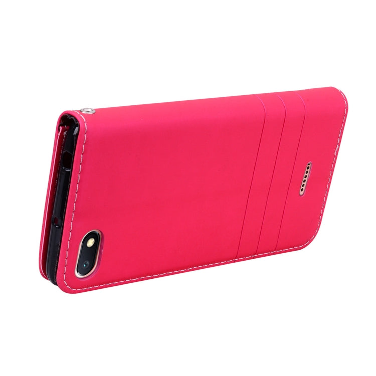 Fashion Magnet Horizontal Flip Leather Case for Xiaomi Redmi 6A, with Holder & Card Slots & Wallet