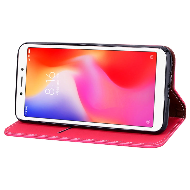 Fashion Magnet Horizontal Flip Leather Case for Xiaomi Redmi 6A, with Holder & Card Slots & Wallet