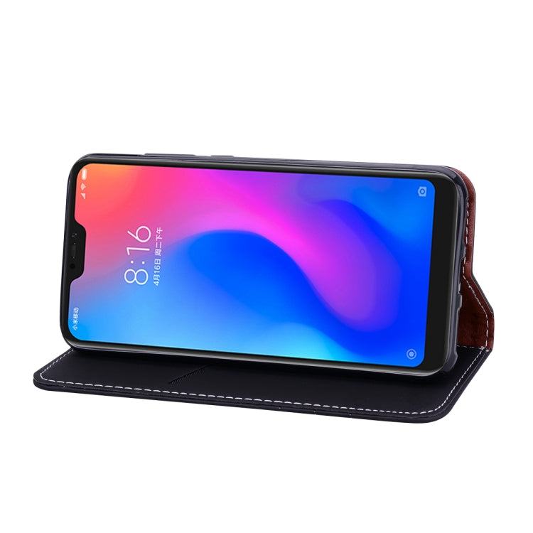 Fashion Magnet Horizontal Flip Leather Case for Xiaomi Redmi 6 Pro / MI A2 lite, with Holder & Card Slots & Wallet