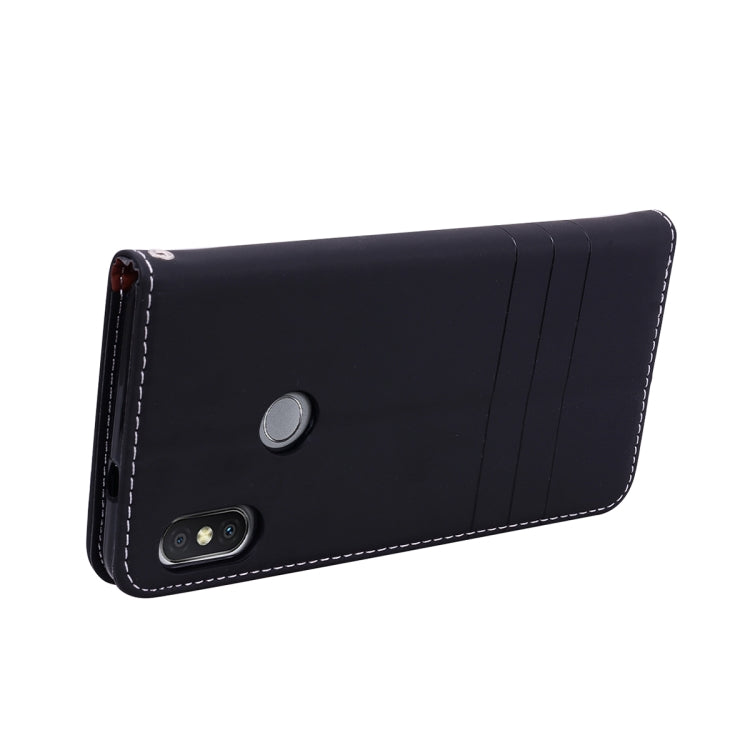 Fashion Magnet Horizontal Flip Leather Case for Xiaomi Redmi Note 5 Pro, with Holder & Card Slots & Wallet