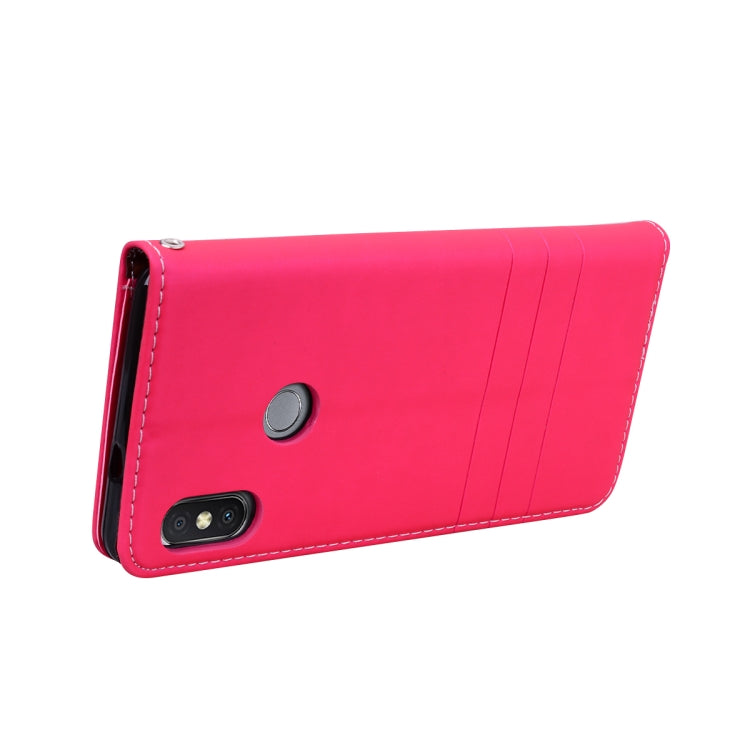 Fashion Magnet Horizontal Flip Leather Case for Xiaomi Redmi Note 5 Pro, with Holder & Card Slots & Wallet