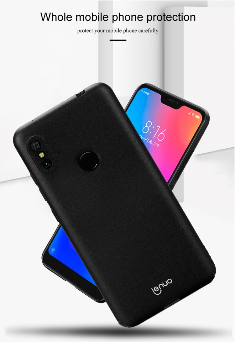 lenuo Leshield Series Ultra-thin PC Case for Xiaomi Redmi Note 6 (Black)