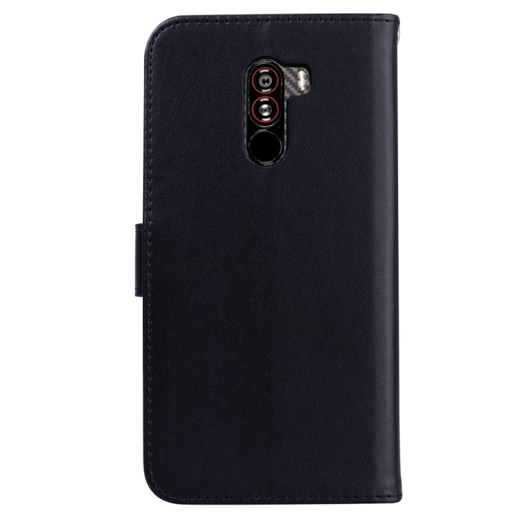 Rose Embossed Horizontal Flip PU Leather Case for Xiaomi Pocophone F1 , with Holder & Card Slots & Wallet