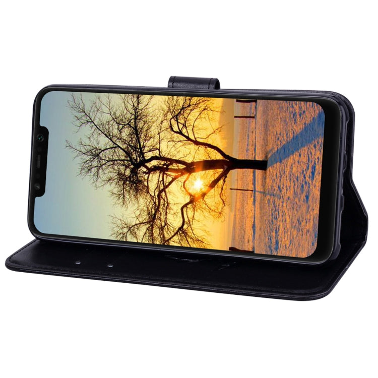 Rose Embossed Horizontal Flip PU Leather Case for Xiaomi Pocophone F1 , with Holder & Card Slots & Wallet