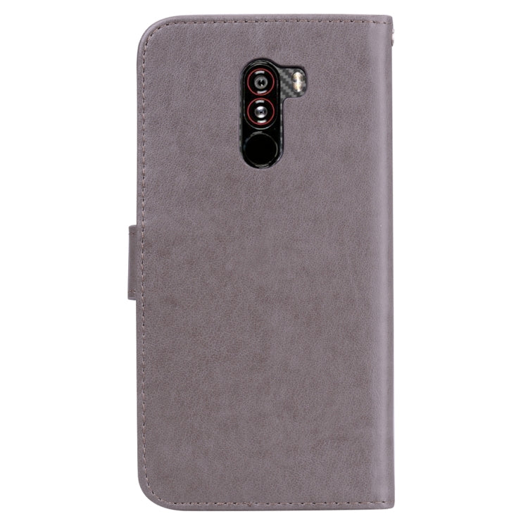 Rose Embossed Horizontal Flip PU Leather Case for Xiaomi Pocophone F1 , with Holder & Card Slots & Wallet