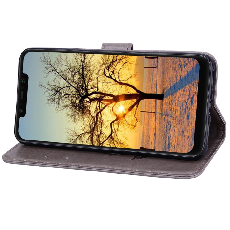 Rose Embossed Horizontal Flip PU Leather Case for Xiaomi Pocophone F1 , with Holder & Card Slots & Wallet