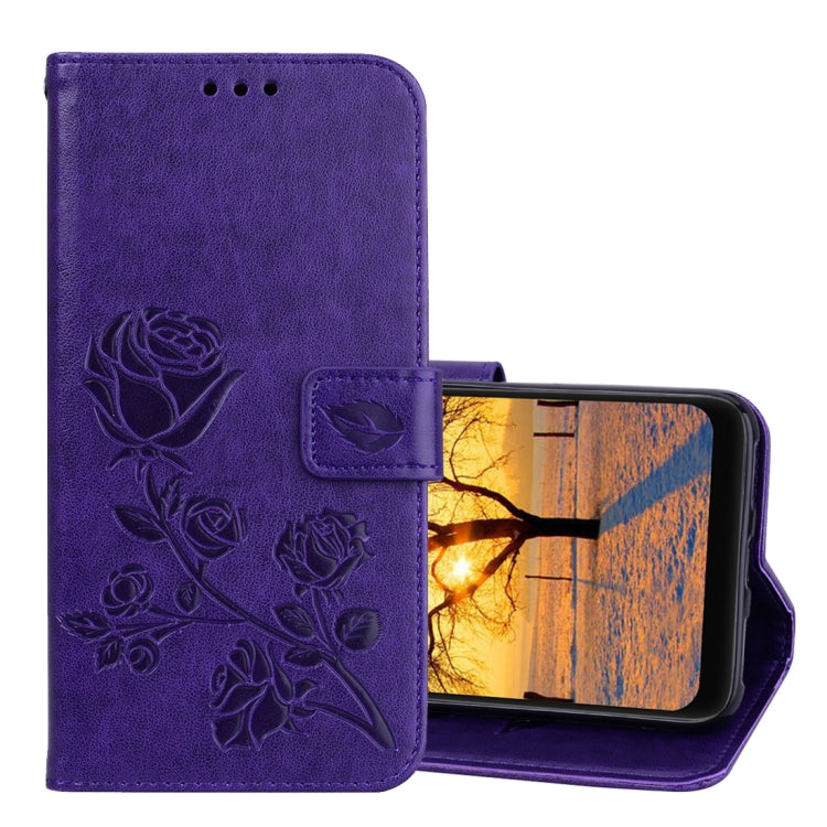 Rose Embossed Horizontal Flip PU Leather Case for Xiaomi Pocophone F1 , with Holder & Card Slots & Wallet