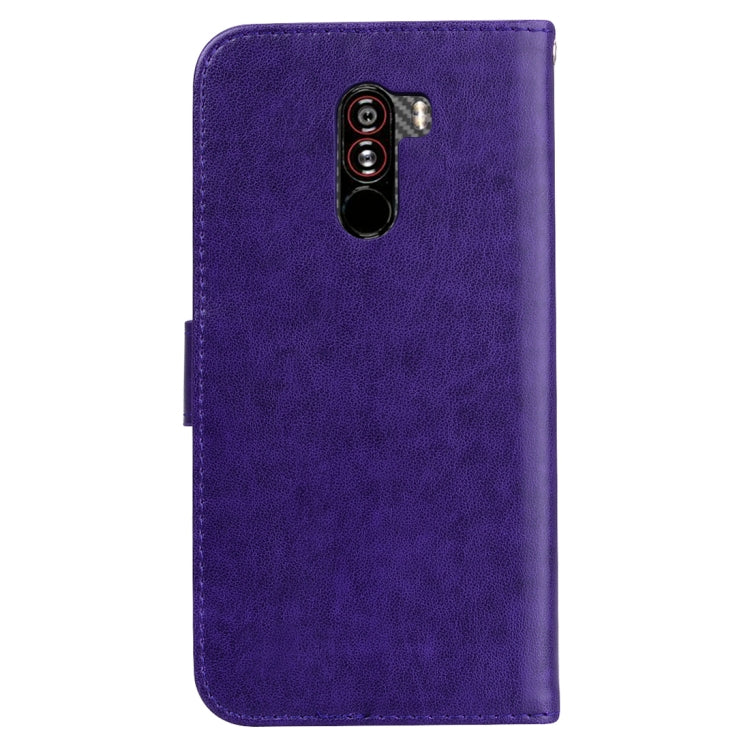 Rose Embossed Horizontal Flip PU Leather Case for Xiaomi Pocophone F1 , with Holder & Card Slots & Wallet