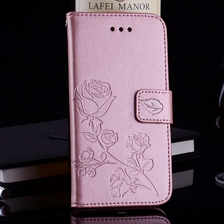 Rose Embossed Horizontal Flip PU Leather Case for Xiaomi Pocophone F1 , with Holder & Card Slots & Wallet